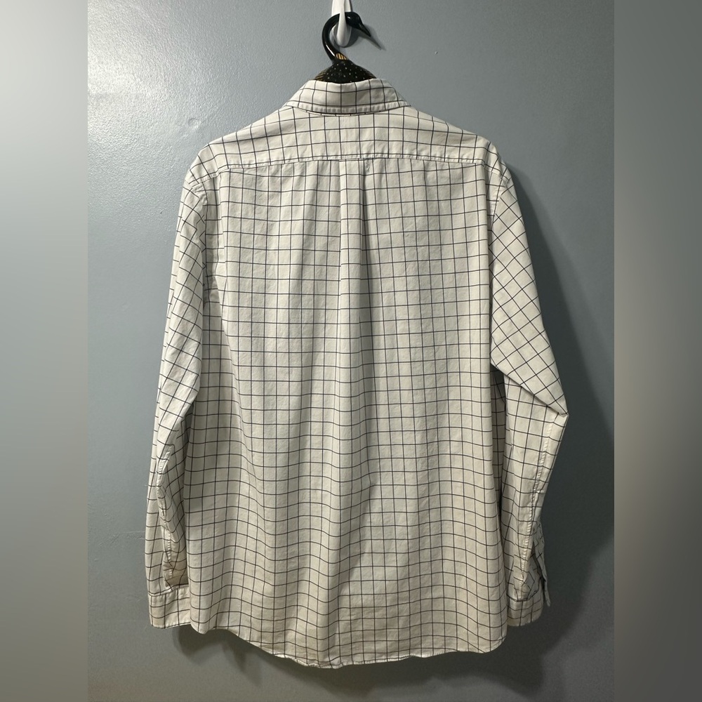 RALPH LAUREN POLO Men’s‎ Classic Fit Blue/White Long Sleeve Button Down Shirt XL - Picture 2 of 7